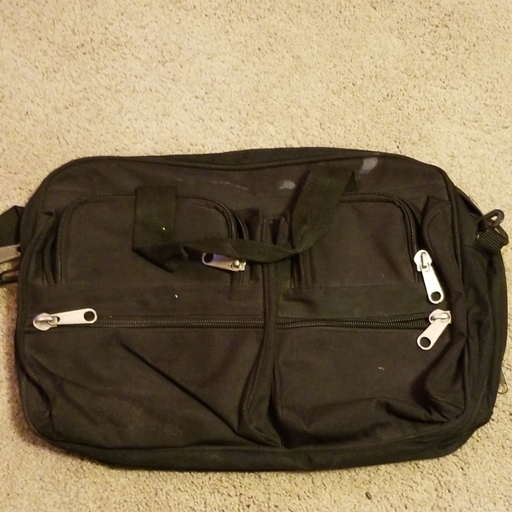 Soft sided computer work bag